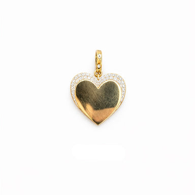 Eternal Glow Diamond Heart Charm (Charm Bar)