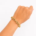 Yellow Gold Chunky Mariner Link Bracelet