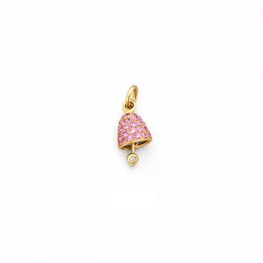 Blushing Sparkle Bell Charm (Charm Bar)
