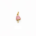 Blushing Sparkle Bell Charm