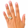 Bezel Pear Lab Diamond Solitaire Ring