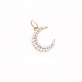 Luna Glow Diamond Crescent Charm