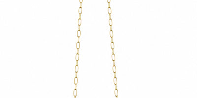 Yellow Gold Petite Paperclip Chain