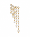Yellow Gold Cascade Drop Earrings