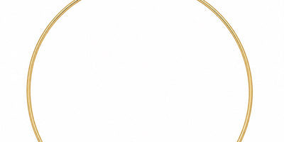 Yellow Gold Omega Wire Choker