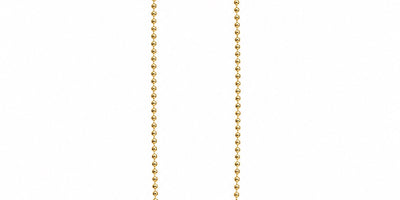 Yellow Gold Round Ball Chain