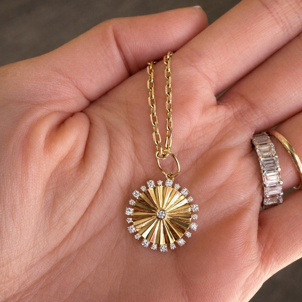 Radiant Sunburst Charm