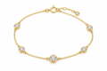 The Constellation Bezel Lab Diamond Station Bracelet