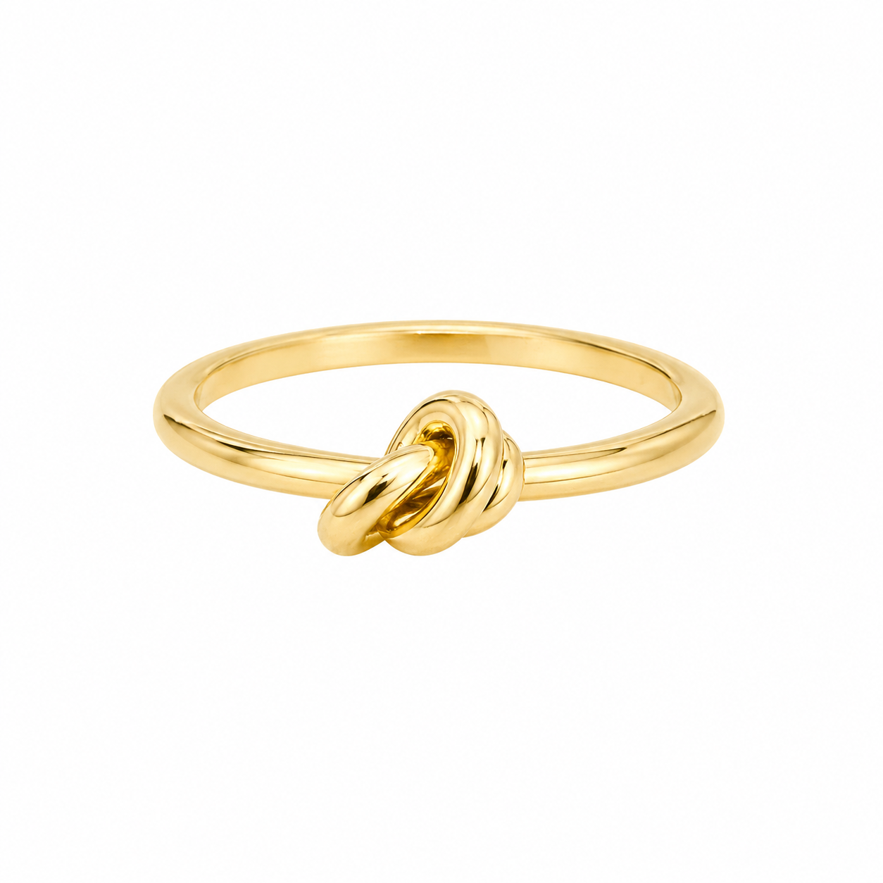 Yellow Gold Love Knot Ring