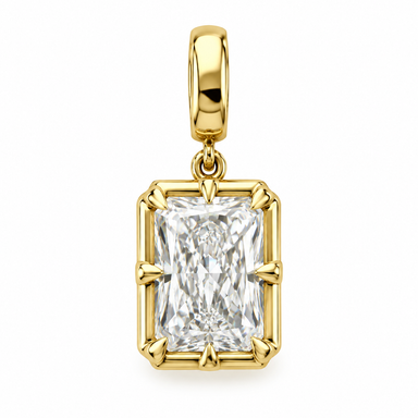 5 CT Lab Diamond Radiant Pendant