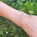 Mini Pave Evil Eye Bangle