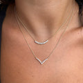 Diamond Chevron Necklace