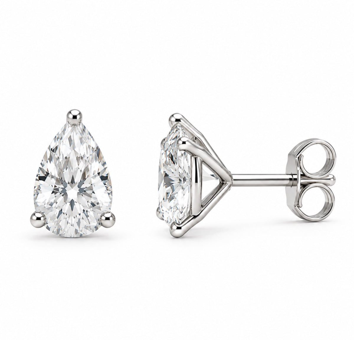 The Icon Pear Studs