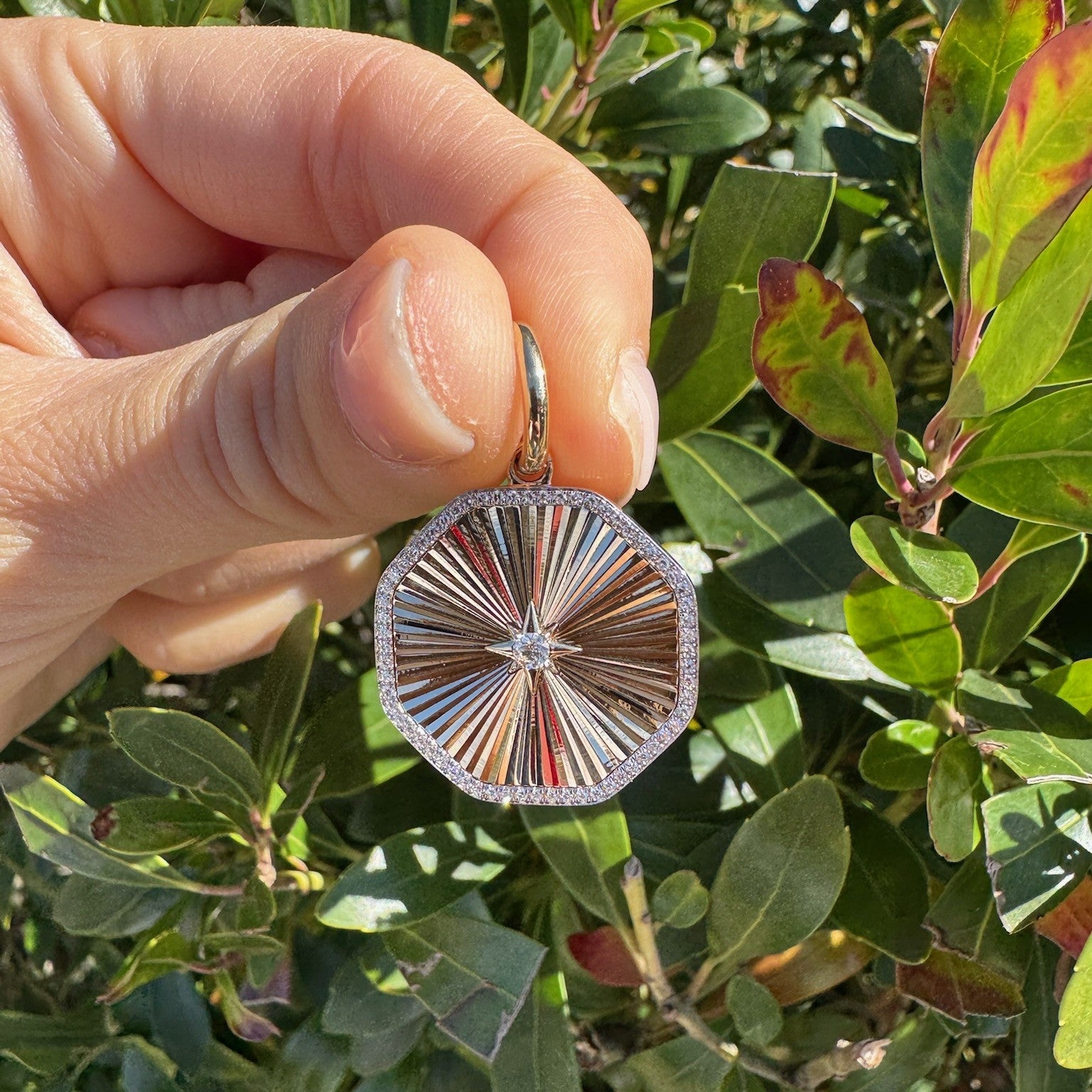 Starburst Radiance Medallion Charm