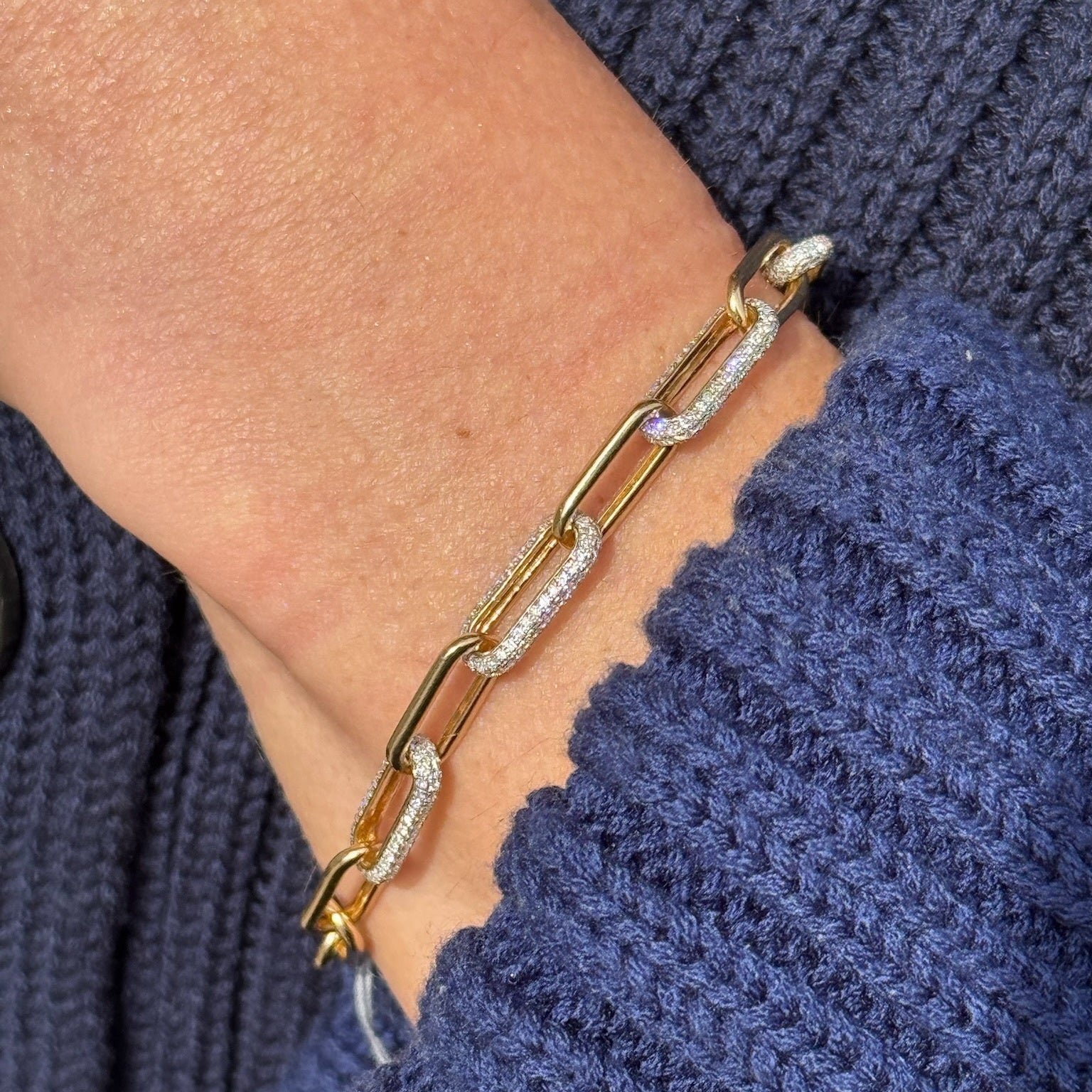 Pavé Link Bracelet