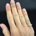 Yellow Gold Pave Marquise Pinky Ring