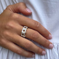 Diamond Link Band Ring