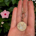 Diamond Bird Medallion Charm