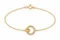 Forever Entwined Pavé Circle Bracelet