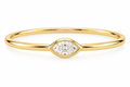 The Muse Lab Marquise Bangle in 14K yellow gold