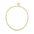 Lab Graduated Tennis Necklace
