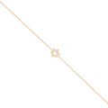 Diamond Jewish Star Bracelet