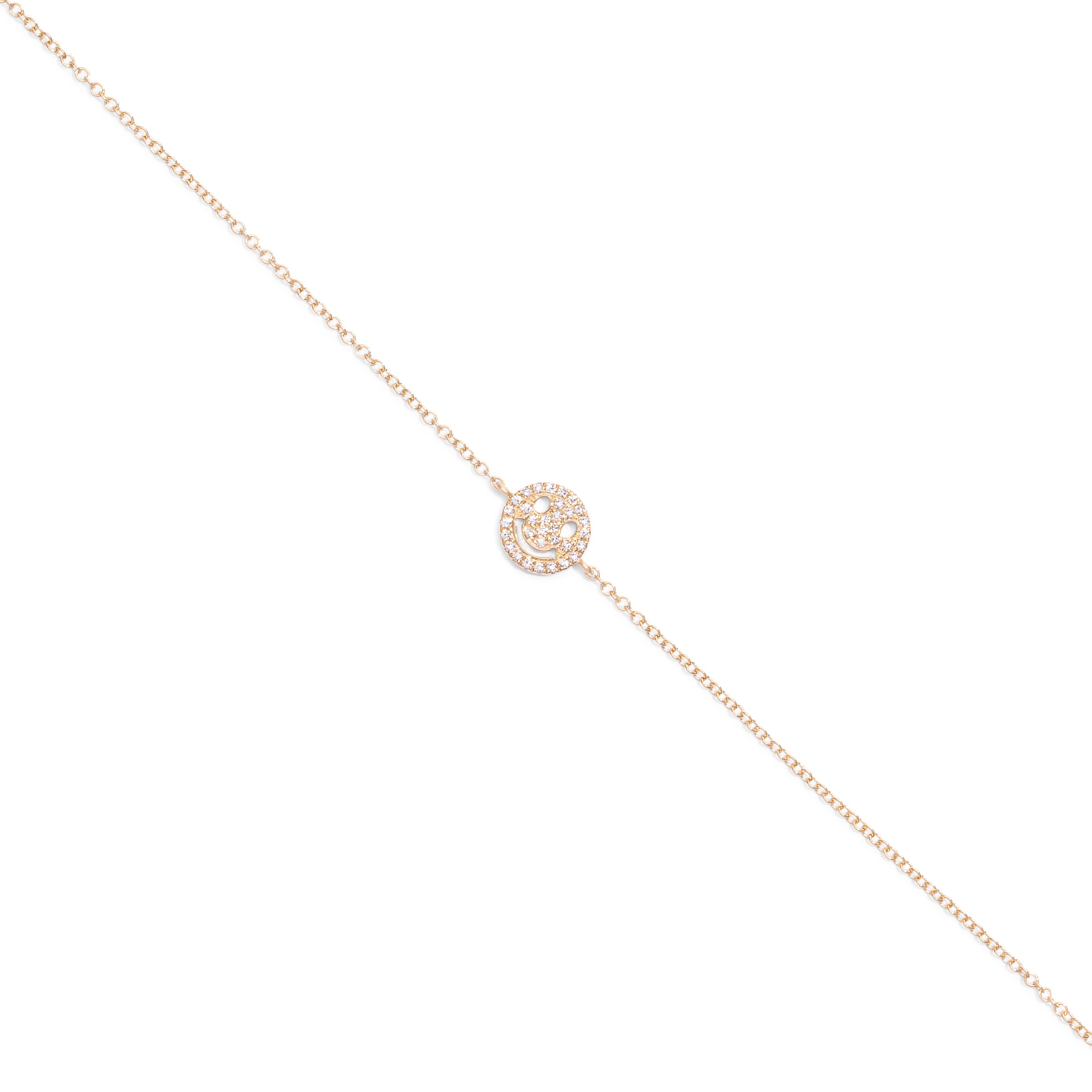 Diamond Smiley Face Bracelet
