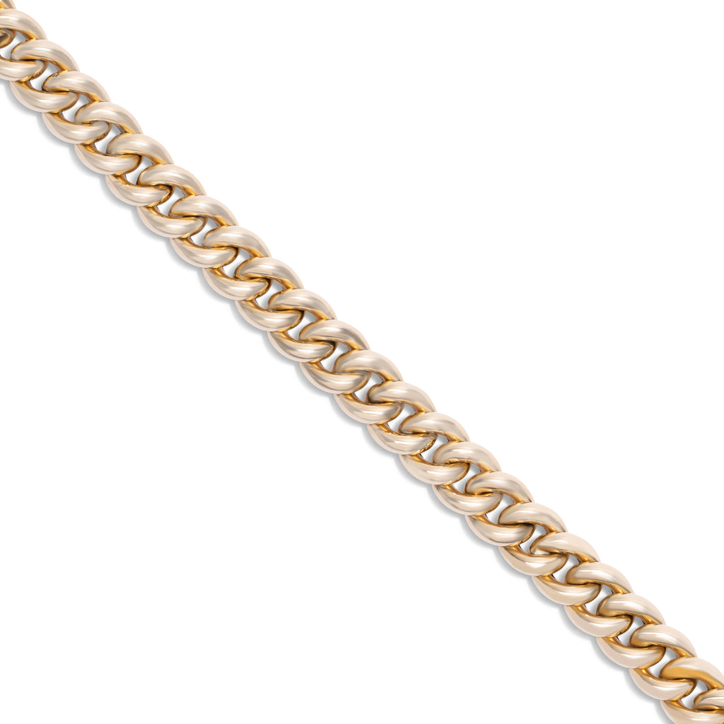 Gold Chunky Curb Chain Bracelet