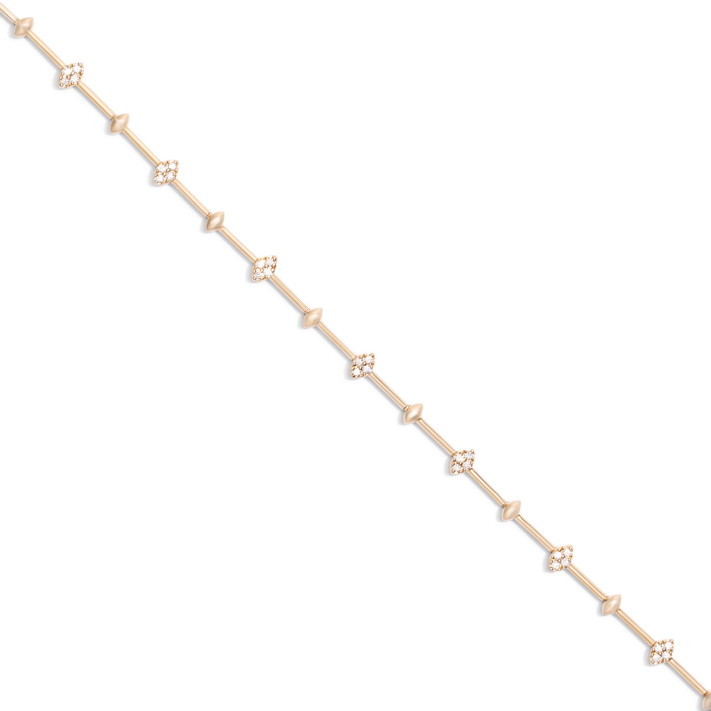 Marquise Shape Bar Bracelet