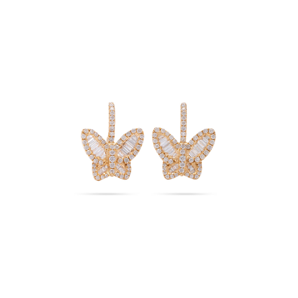 Diamond Butterfly Earring