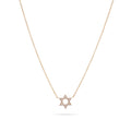 Diamond Jewish Star Necklace