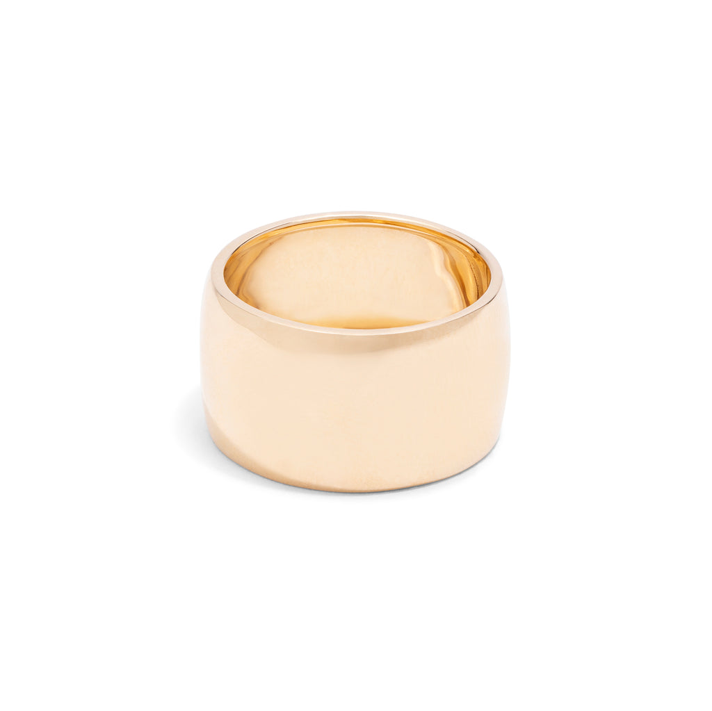 Gold Rounded Solid Ring