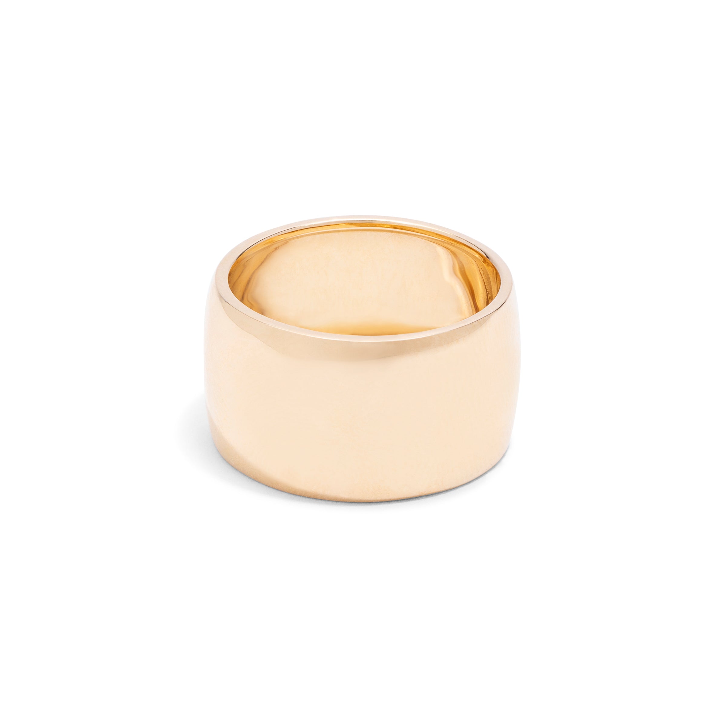 Gold Rounded Solid Ring
