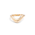 Yellow Gold Wave Band Ring