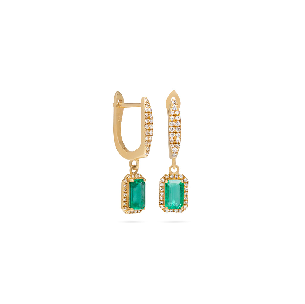 Emerald Hanging Earring